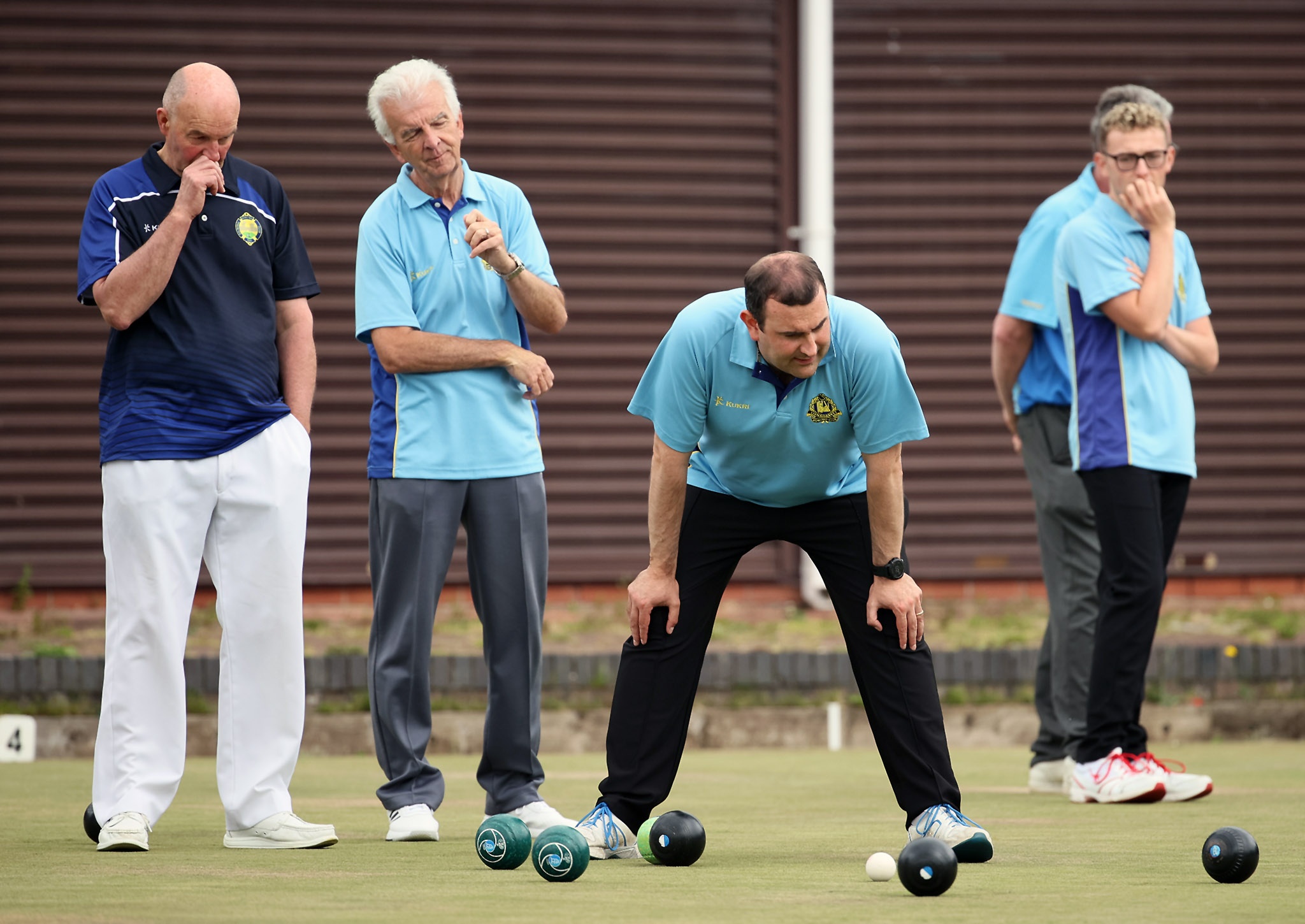 Members enjoying outdoor bowling at Lisnagarvey