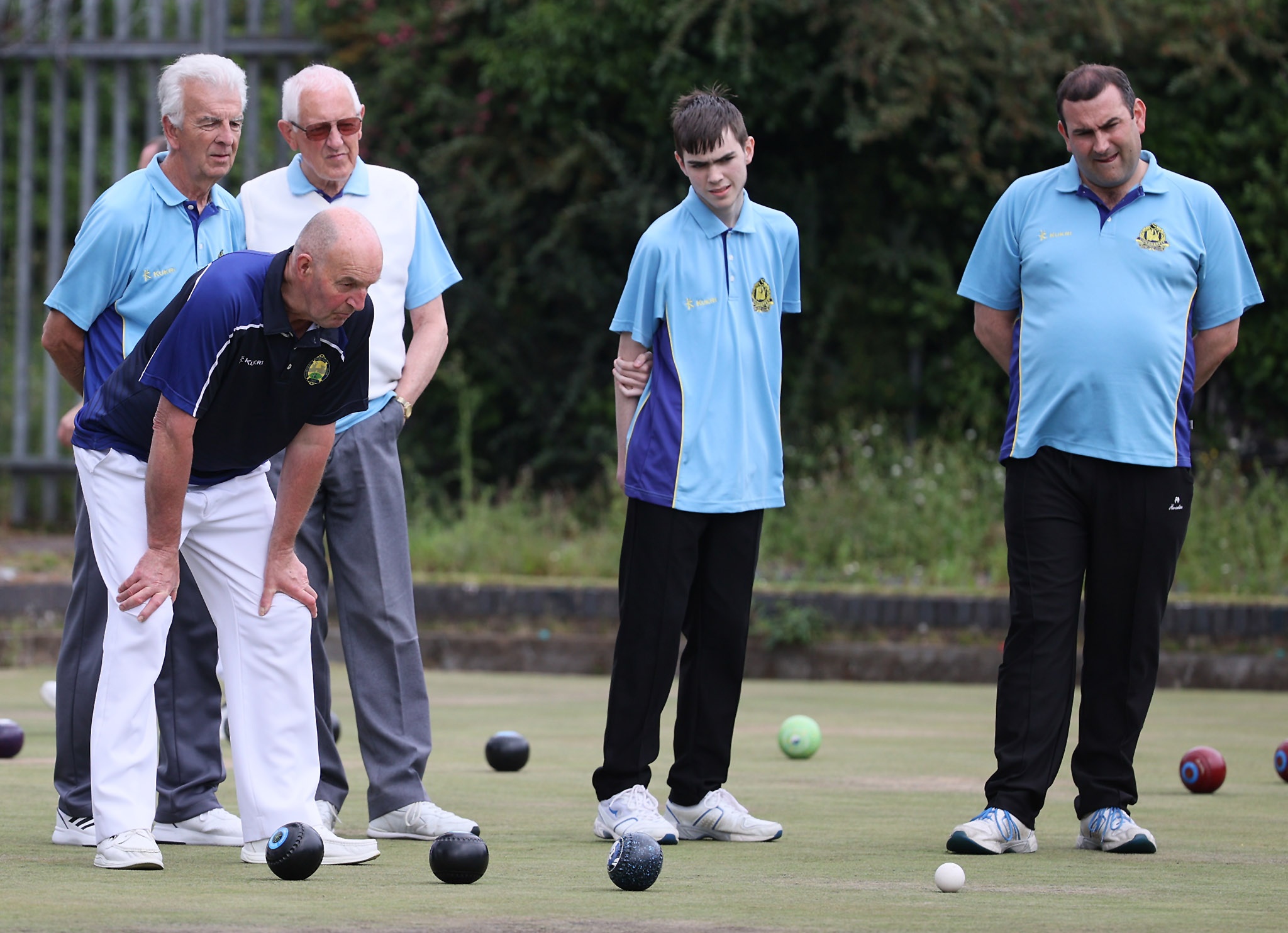 Lisnagarvey Bowling Club green